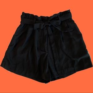 H&M Paper-bag Shorts